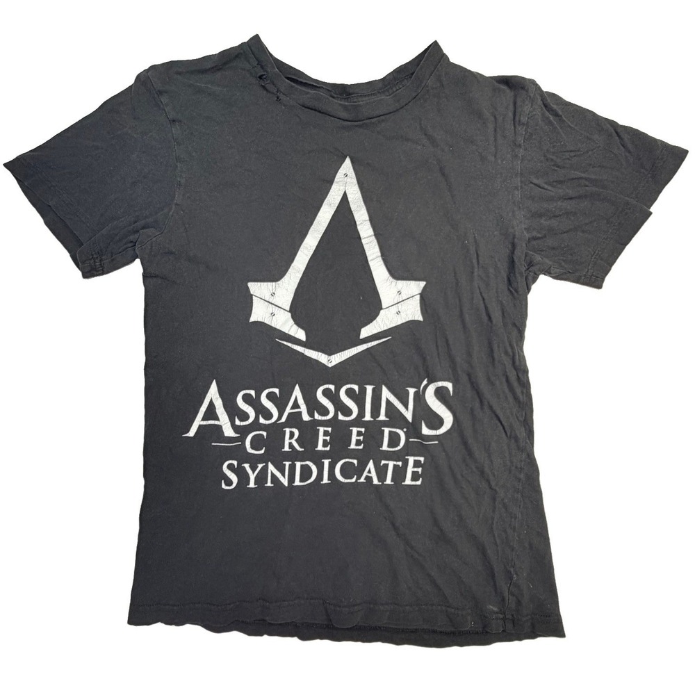 ASSASSINS CREED Syndicate T- Shirt Size XL Mens Black  Logo